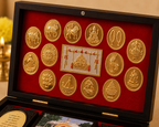 Premium Jain 14 Swapna Wooden Gift Box | 14 Swapna Set for Home & Gifting