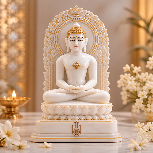 Bhagwaan Mahavir Idol Title